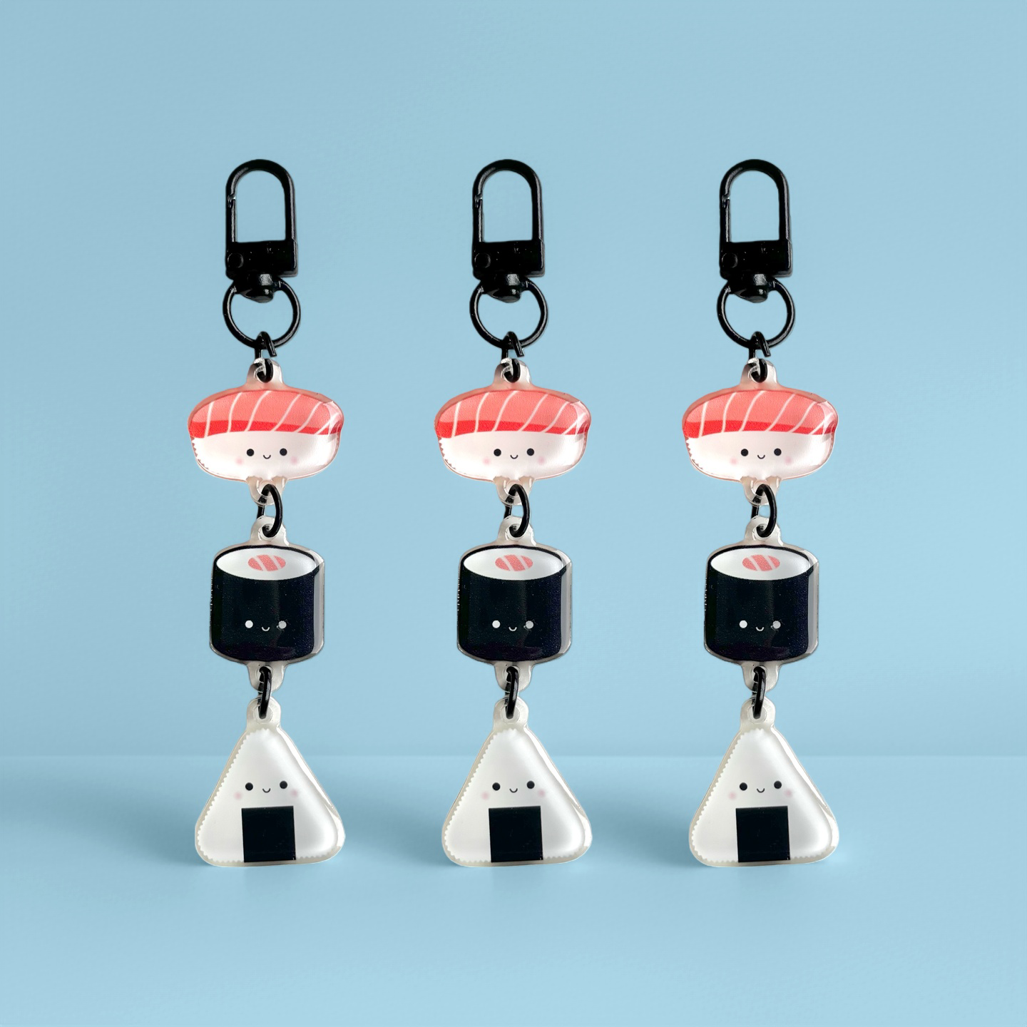 Sushi & Onigiri Keychain