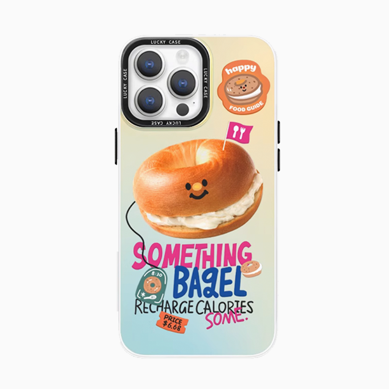 Funny Food Metallic Phone Case