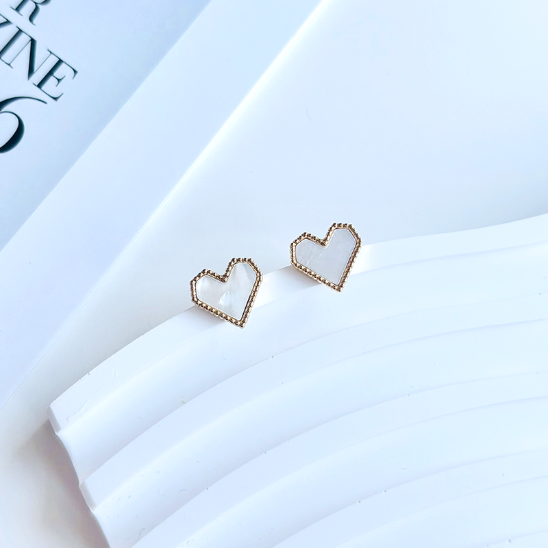 Heart Stud Earrings