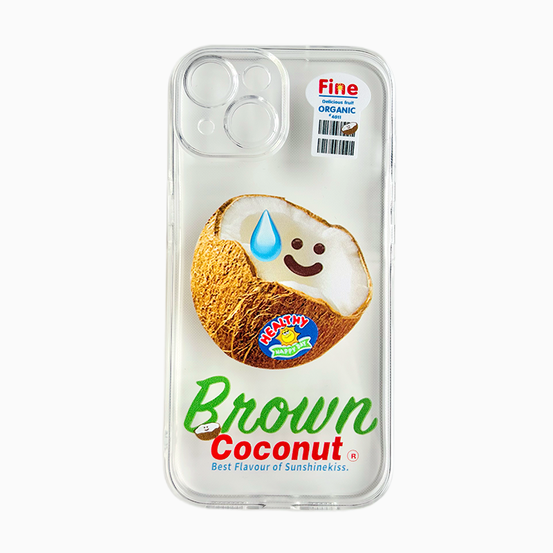 Funny Food Clear Phone Case