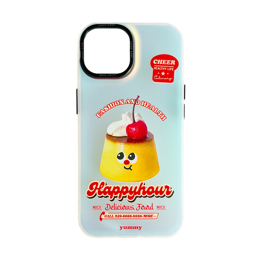 Funny Food Metallic Phone Case