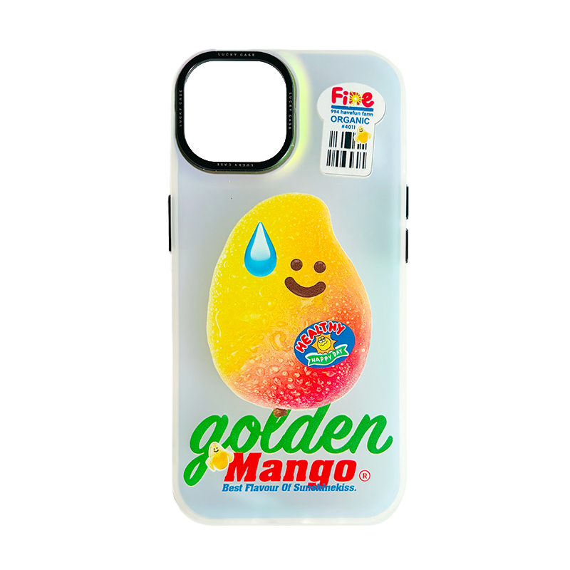 Funny Fruit Metallic Phone Case