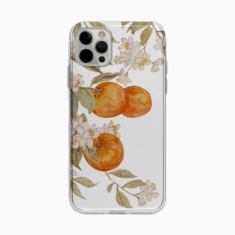 Orange Flowers Phone Case