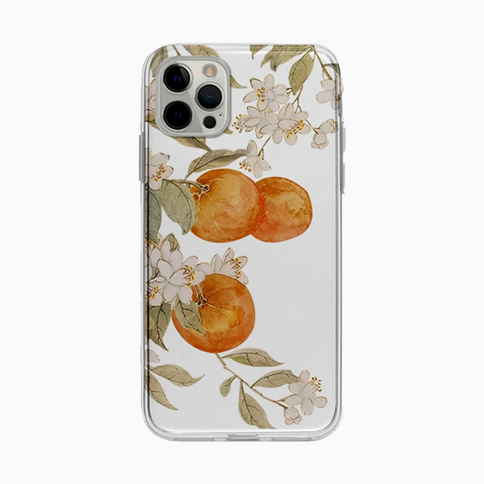 Orange Flowers Phone Case