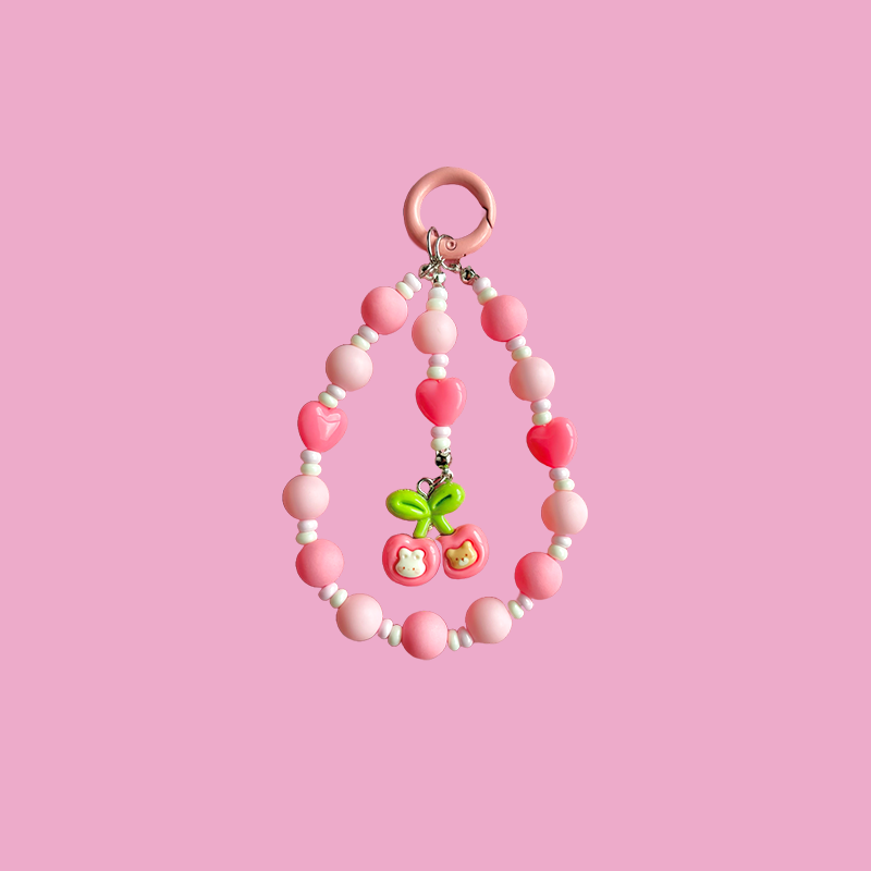 Beaded Charm Lanyard