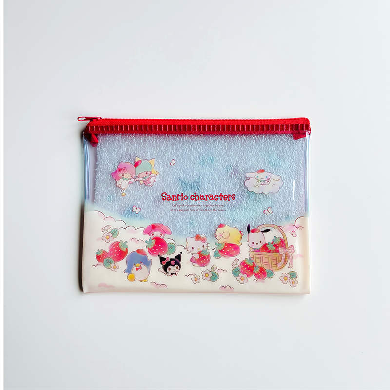 Sanrio Strawberry Zipper Bag