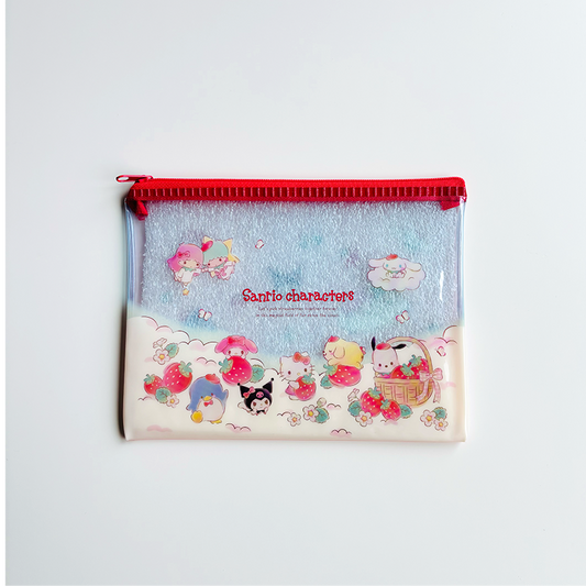 Sanrio Strawberry Zipper Bag