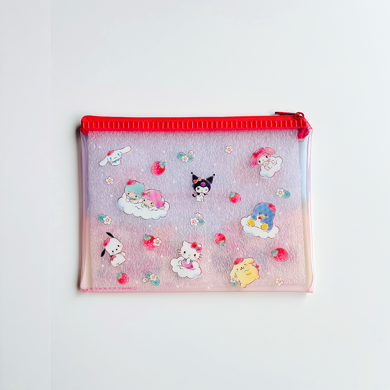 Sanrio Strawberry Zipper Bag
