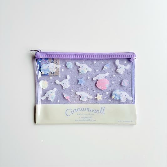 Sanrio Cinnamoroll Seashell Zipper Bag