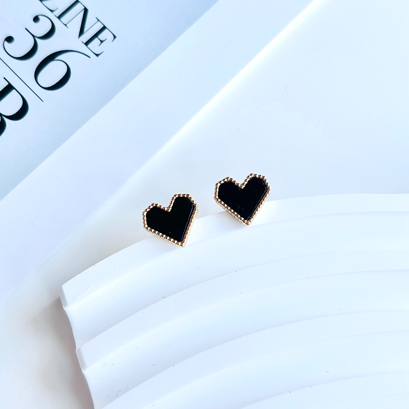 Heart Stud Earrings