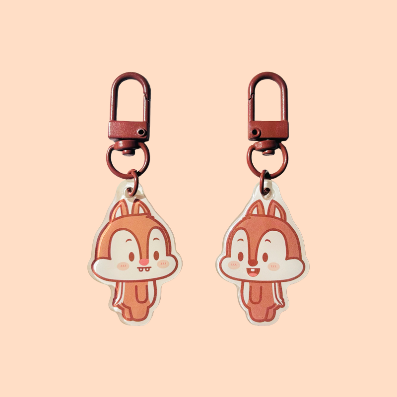 Chip & Dale Acrylic Keychain