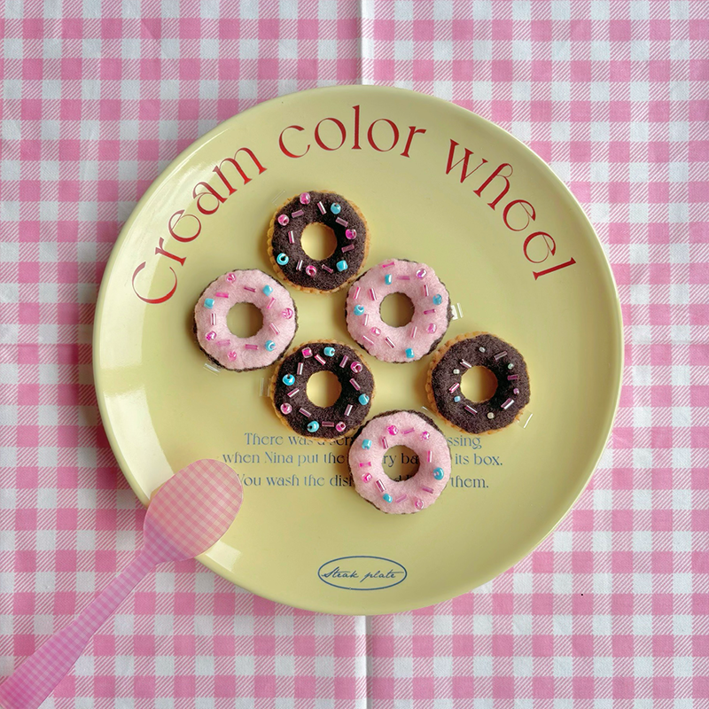 Donut Plush Keychain