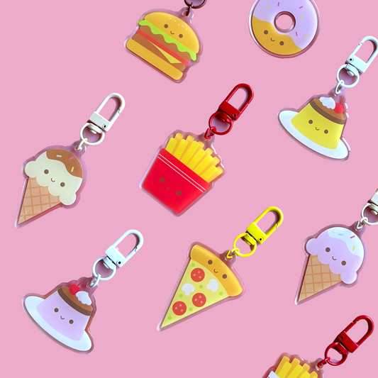 Food Acrylic Keychain