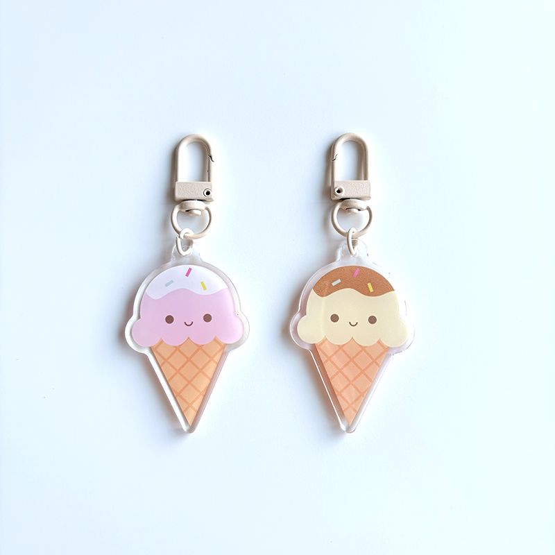 Food Acrylic Keychain