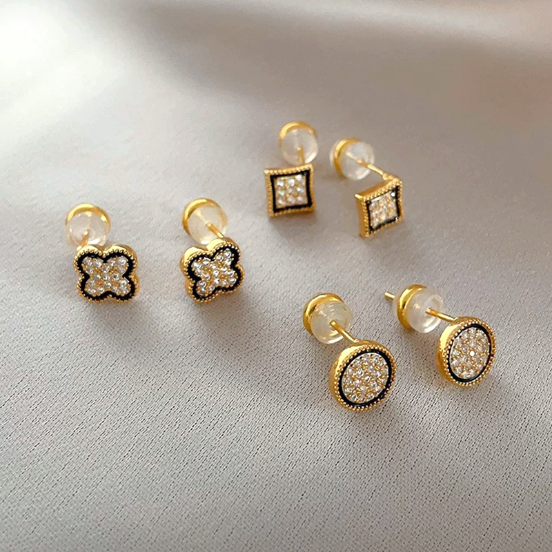 Gem Stud Earrings