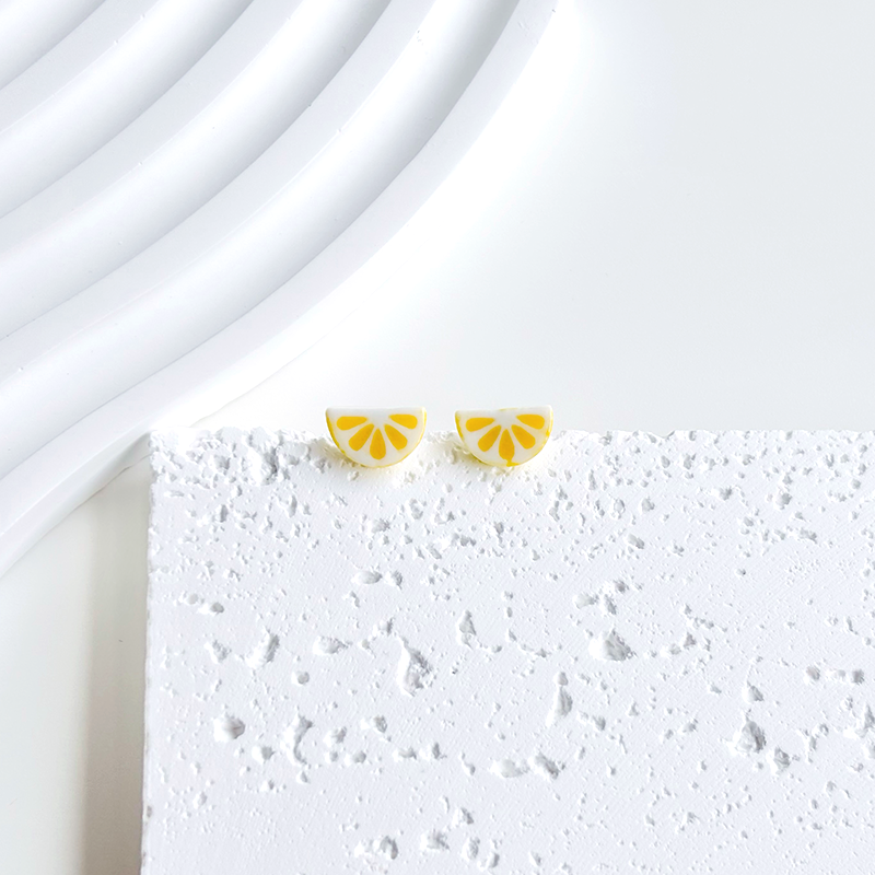 Lemon Stud Earrings