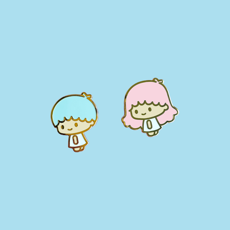 Little Twin Stars Enamel Pin