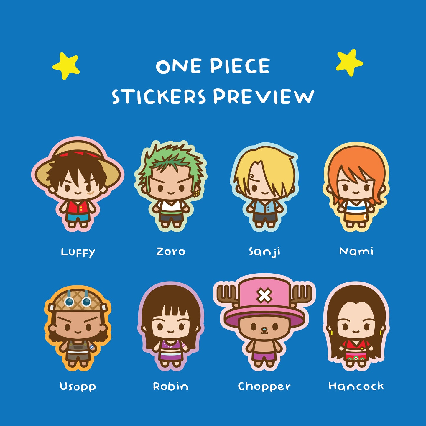 One Piece Stickers