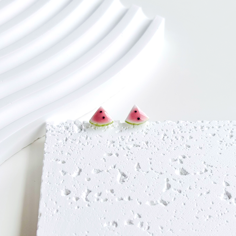 Watermelon Stud Earrings