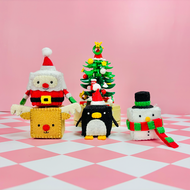 Christmas Plush Keychain